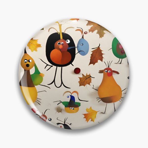 Item preview, Joan Miro Inspired Abstract Thanksgiving Animals designed and sold by bettypure.