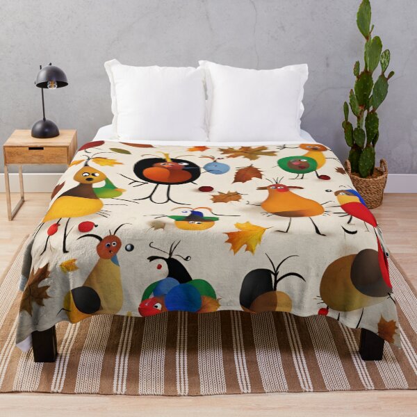 Item preview, Joan Miro Inspired Abstract Thanksgiving Animals designed and sold by bettypure.