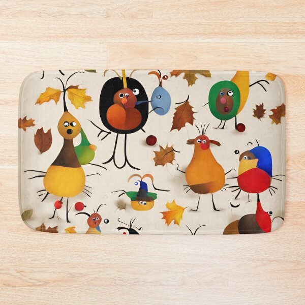 Item preview, Joan Miro Inspired Abstract Thanksgiving Animals designed and sold by bettypure.
