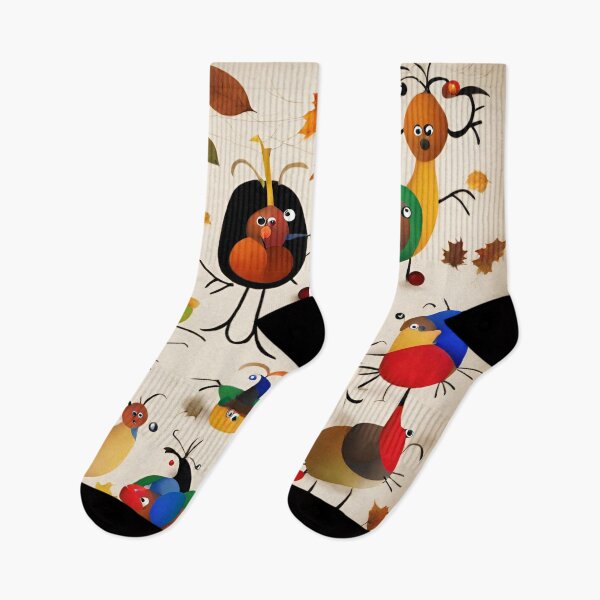 Item preview, Joan Miro Inspired Abstract Thanksgiving Animals designed and sold by bettypure.
