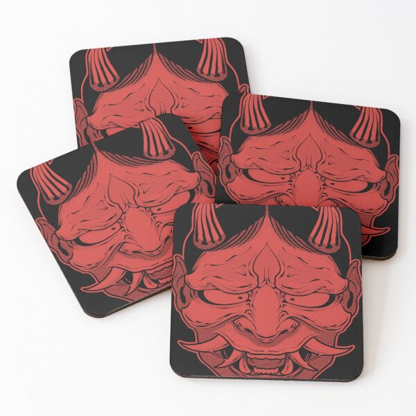 Item preview, Hannya Mask Red designed and sold by SolooArtDesign.