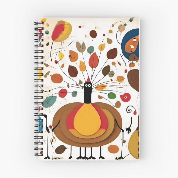Item preview, Joan Miro Inspired Abstract Thanksgiving Turkey designed and sold by bettypure.