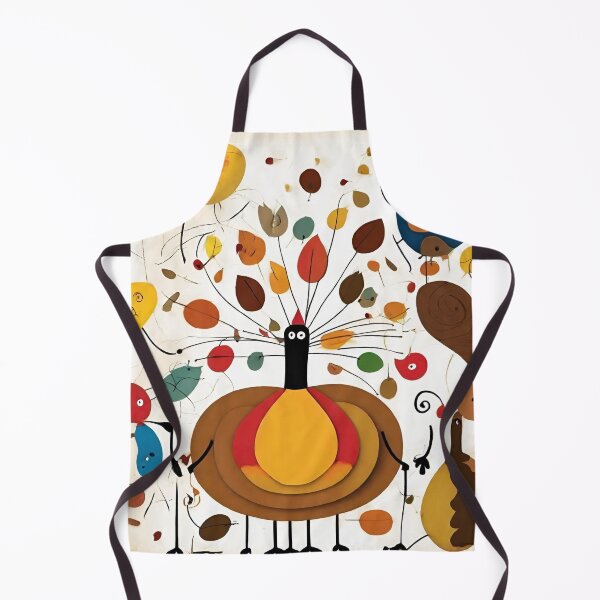 Item preview, Joan Miro Inspired Abstract Thanksgiving Turkey designed and sold by bettypure.