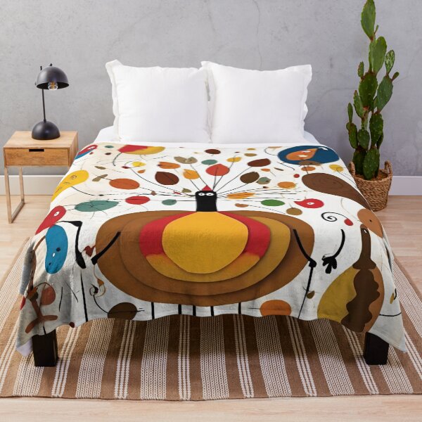 Item preview, Joan Miro Inspired Abstract Thanksgiving Turkey designed and sold by bettypure.