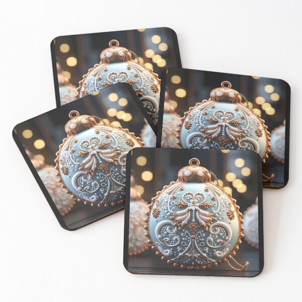 Item preview, ornate silicone christmas ornament designed and sold by dcrc.