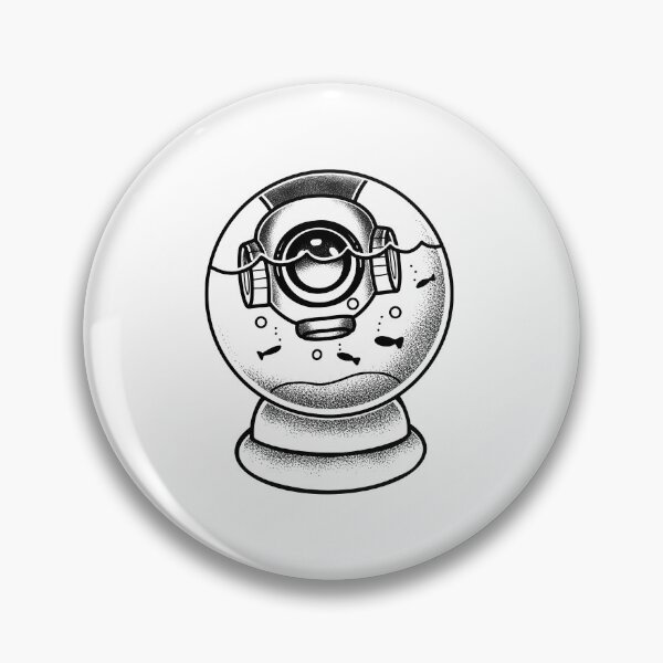 Item preview, Diving helmet in a full tank snow globe designed and sold by jazzydevil.