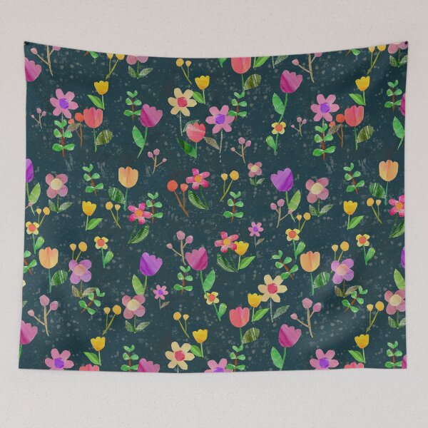 Item preview, Good night, flowers designed and sold by paint-it-fun.