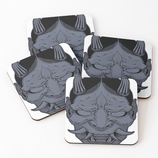 Item preview, Hannya Mask Grey designed and sold by SolooArtDesign.