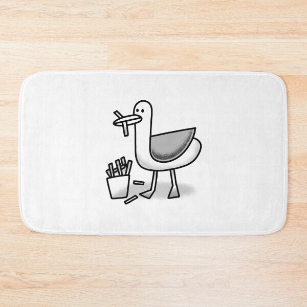 Item preview, Tattoo style Seagull with a Whole lot of chippies designed and sold by jazzydevil.