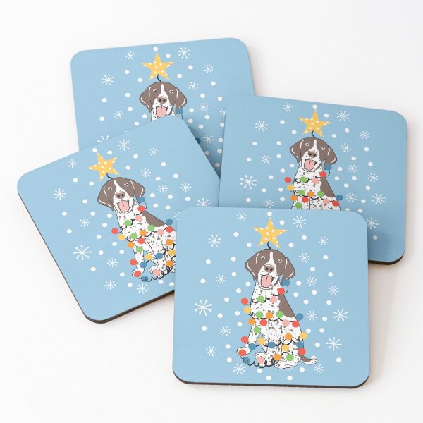 Item preview, German Shorthaired Pointer Christmas Tree - Liver 1 designed and sold by Lulupainting.