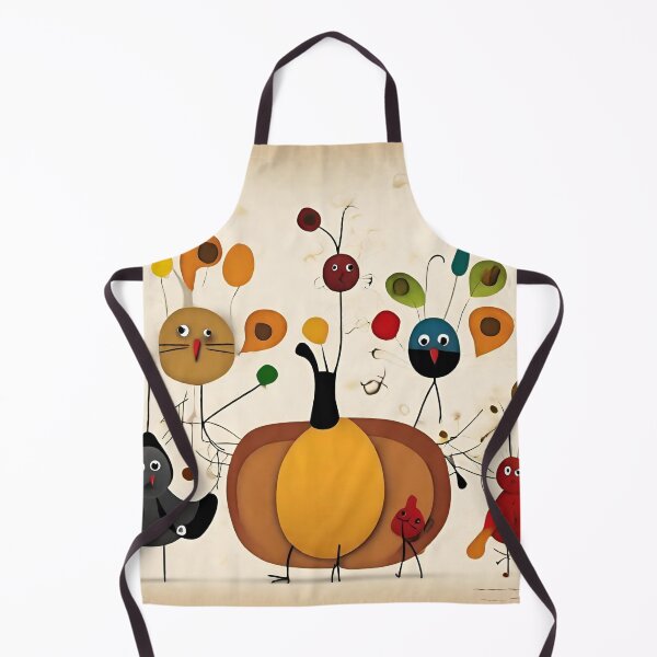 Item preview, Joan Miro Inspired Abstract Thanksgiving Pumpkin  designed and sold by bettypure.