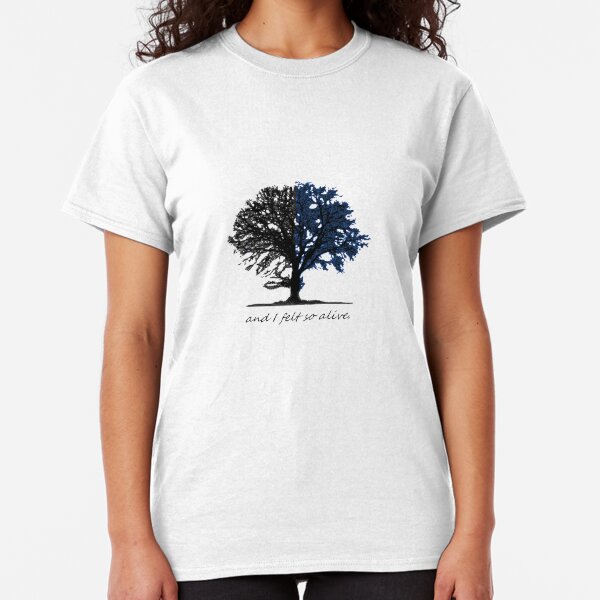 Half quote in blue and black Classic T-Shirt