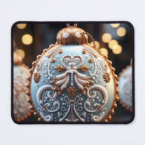 Item preview, ornate silicone christmas ornament designed and sold by dcrc.