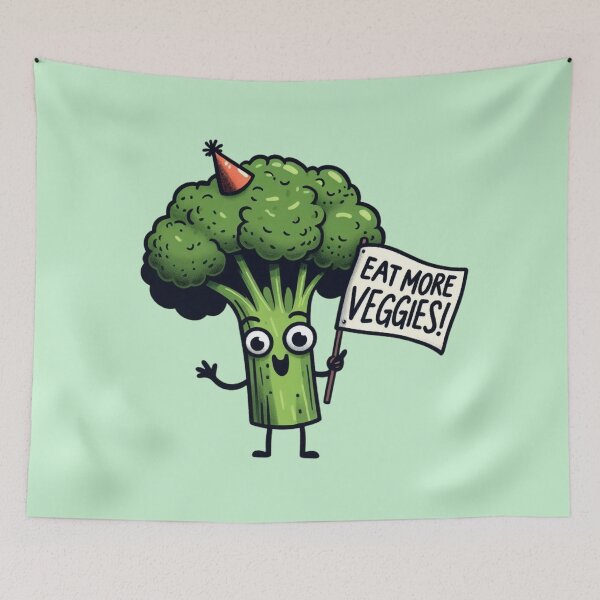 Item preview, Eat More Veggies! designed and sold by Myra365Art.