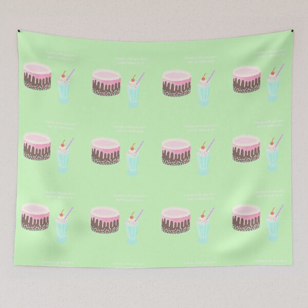 Item preview, Chocolate cake with milkshake  designed and sold by artby-yuri.