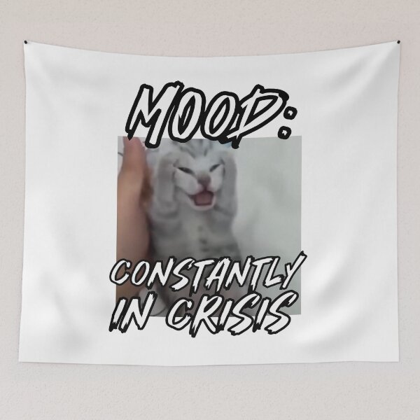 Item preview, cute kitty crisis designed and sold by Ann SaltyPaw.