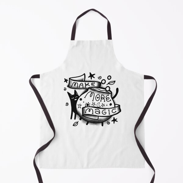 Item preview, Tattoo style Make more magic with cauldron and black cat designed and sold by jazzydevil.