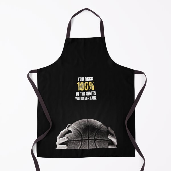Item preview, You Miss 100% of The Shots You Never Take MJ Basketball Quote designed and sold by hiunlimit.