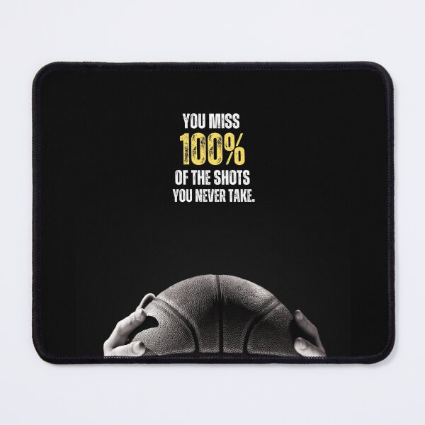 Item preview, You Miss 100% of The Shots You Never Take MJ Basketball Quote designed and sold by hiunlimit.