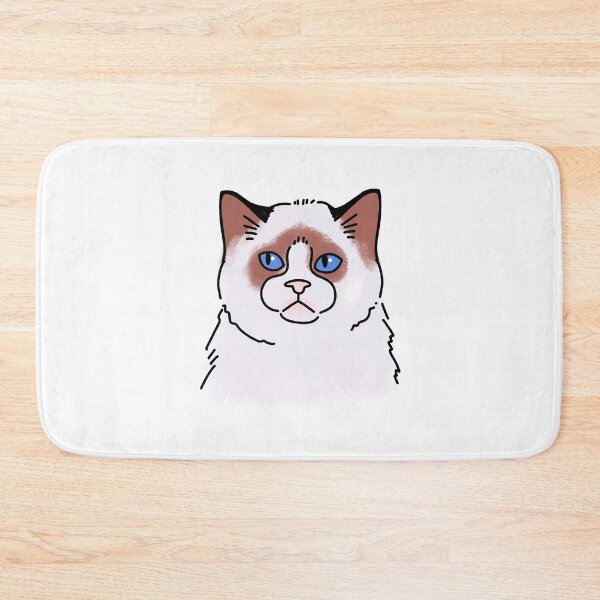 Item preview, Ragdoll cat face designed and sold by jazzydevil.