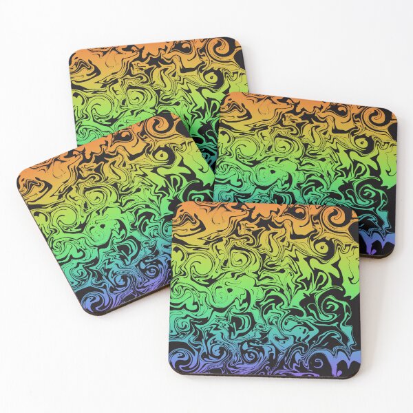Item preview, Trippy rainbow print designed and sold by Death-byart.