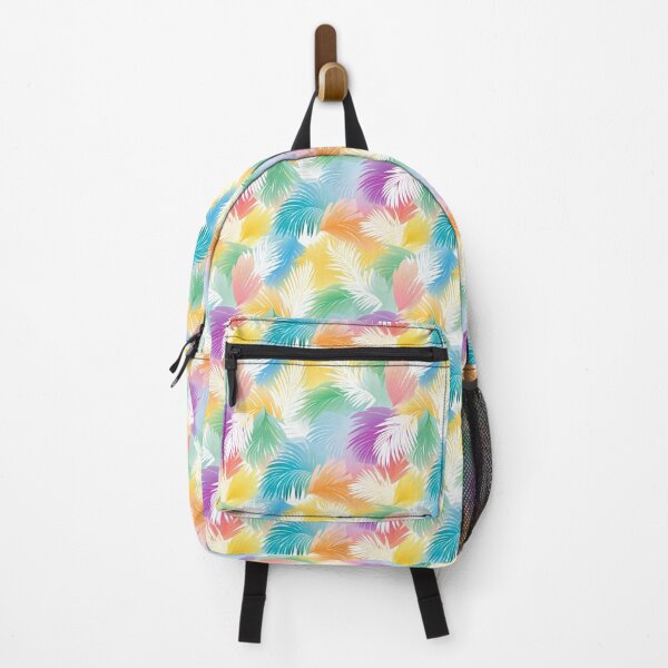 Item preview, Coconut leaf pattern in rainbow tones designed and sold by SasiPen.