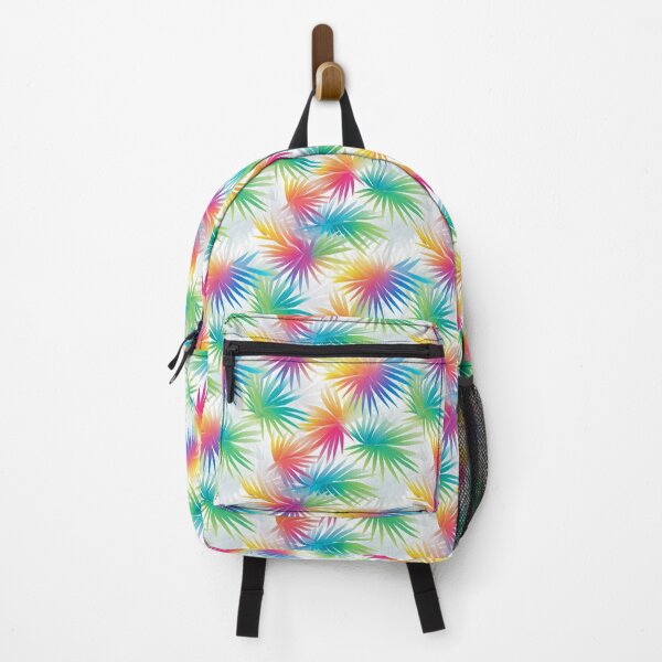 Item preview, Coconut leaf pattern in rainbow tones designed and sold by SasiPen.