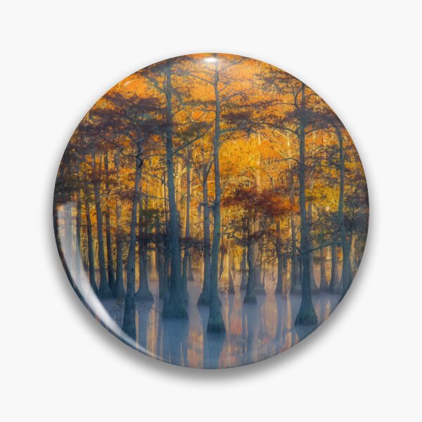 Item preview, Sunrise with Cypress Trees designed and sold by Alla Gill.