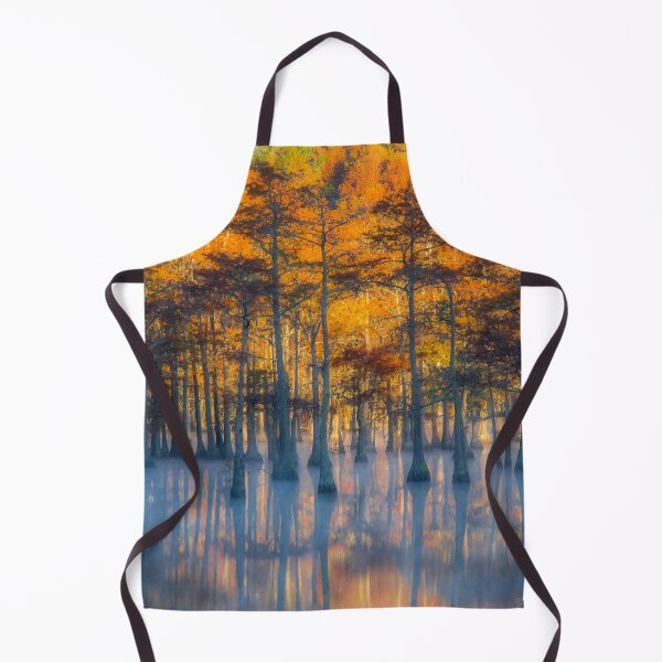 Item preview, Sunrise with Cypress Trees designed and sold by Alla Gill.