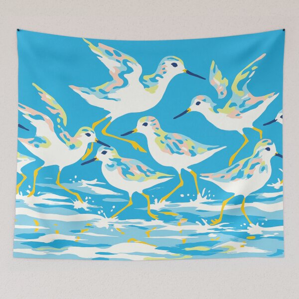Item preview, Preppy Sandpipers on the Shore designed and sold by BrightTide.