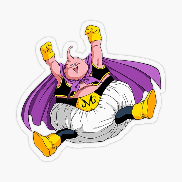 Buu Outline Sticker for Sale by awallac