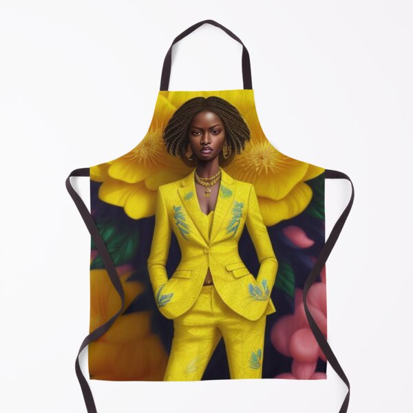 Item preview, Yellow and pink floral fashion print designed and sold by Roxburylane.