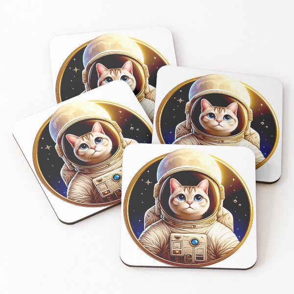 Item preview, Cat Astronaut designed and sold by okiiskandarart.