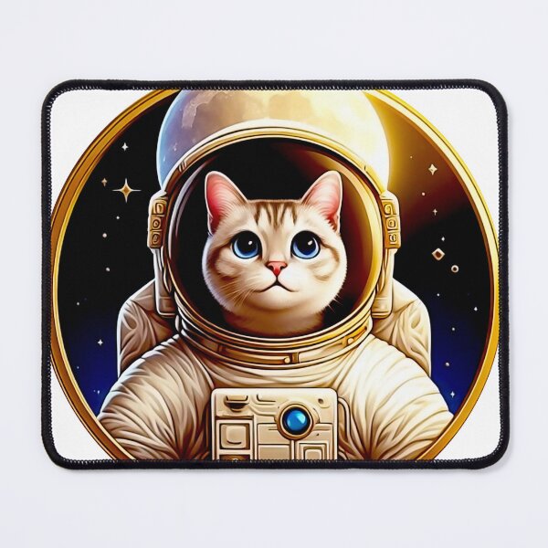 Item preview, Cat Astronaut designed and sold by okiiskandarart.