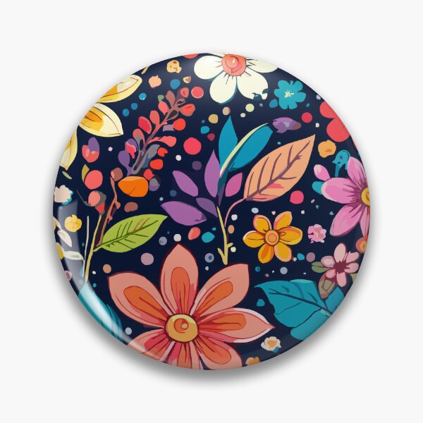Item preview, Multicolored Floral Print designed and sold by OmikronStore.