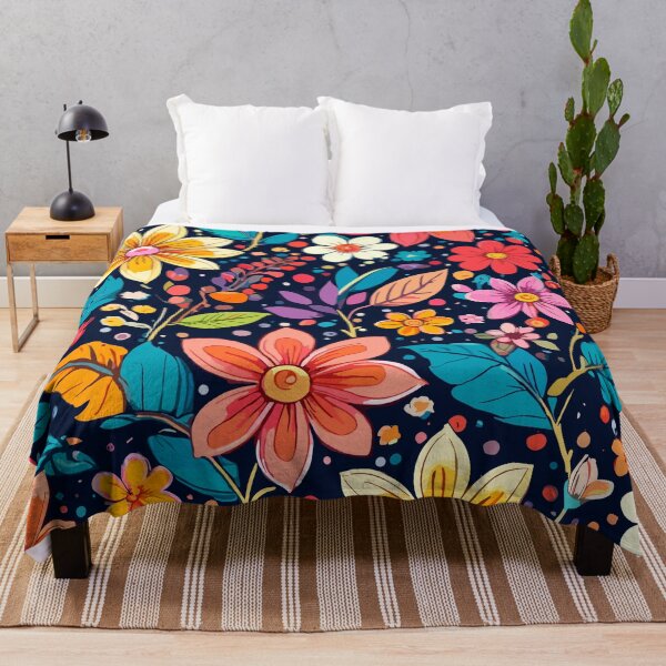 Item preview, Multicolored Floral Print designed and sold by OmikronStore.