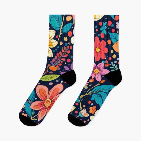 Item preview, Multicolored Floral Print designed and sold by OmikronStore.