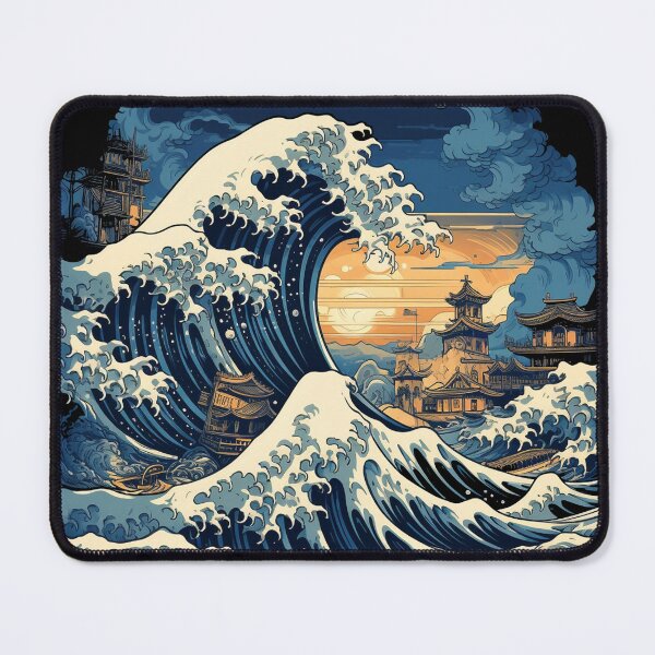 Item preview, The Great Wave off Kanagawa designed and sold by zand-n-zive.