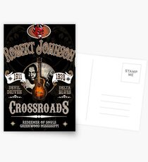 Robert Johnson Devil Driven Delta Blues Postcards