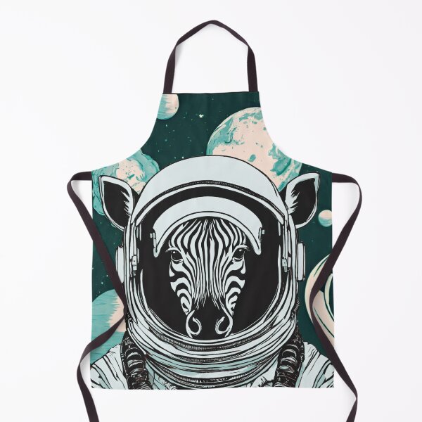 Item preview, Space Zebra (green-blue, teal) designed and sold by ZebraKnees.