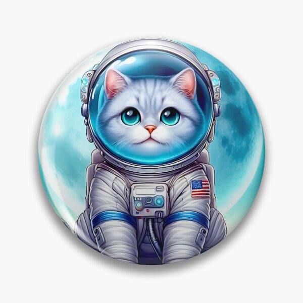 Item preview, Cat Astronaut designed and sold by okiiskandarart.