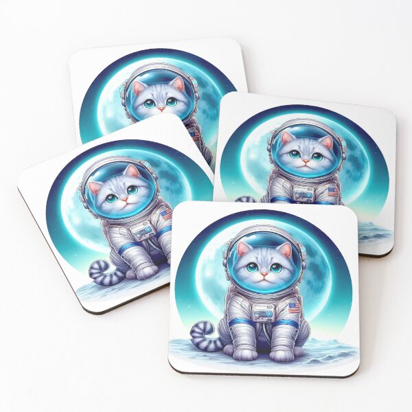 Item preview, Cat Astronaut designed and sold by okiiskandarart.