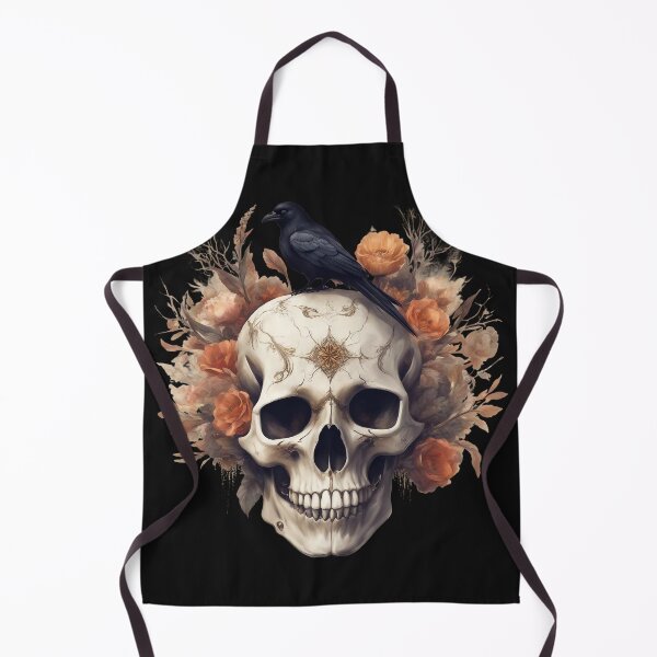 Item preview, Skulls, Crow and flowers 02 designed and sold by BDPoktat.