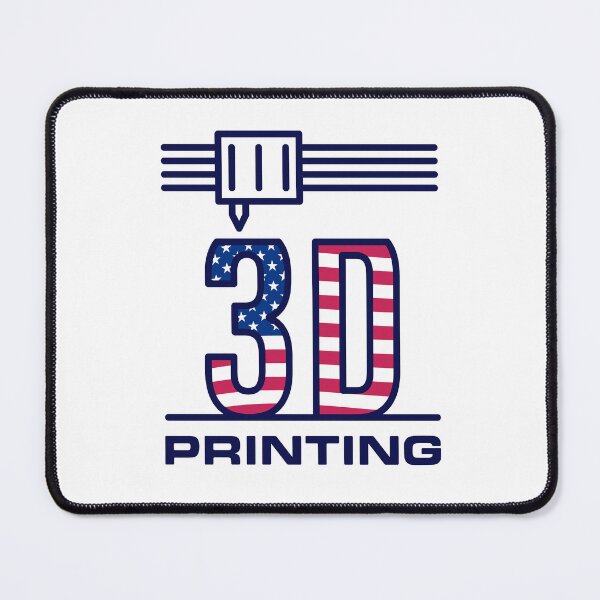 Item preview, 3D Printing USA Flag - I Love America and 3D Printer! Creative Patriotic Design designed and sold by venomousvector.