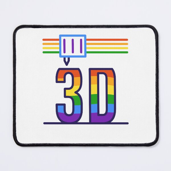 Item preview, 3D Printing Rainbow Pride Flag - I Love 3D Printers for LGBT designed and sold by venomousvector.