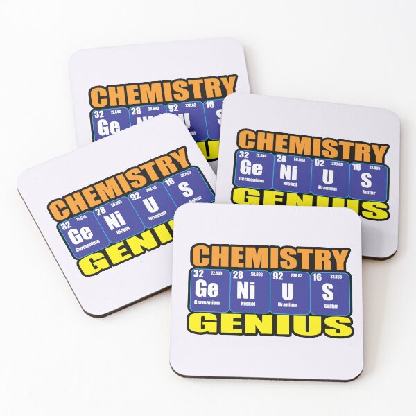 Item preview,  Genius with Funny Chemistry Elements for Chemistry and Science Lover Students designed and sold by Science Engineering Gifts.