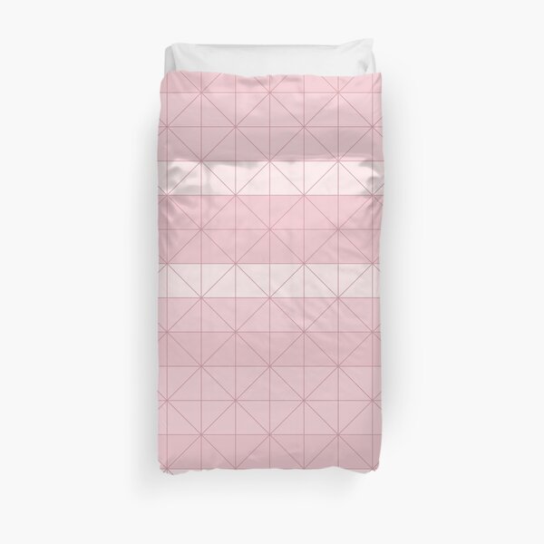 Geometric pattern antique pink Duvet Cover
