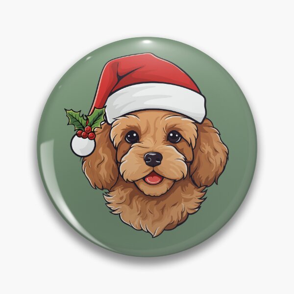 Item preview, Cavapoo y Cavoodle Navidad Oro designed and sold by irPrint.