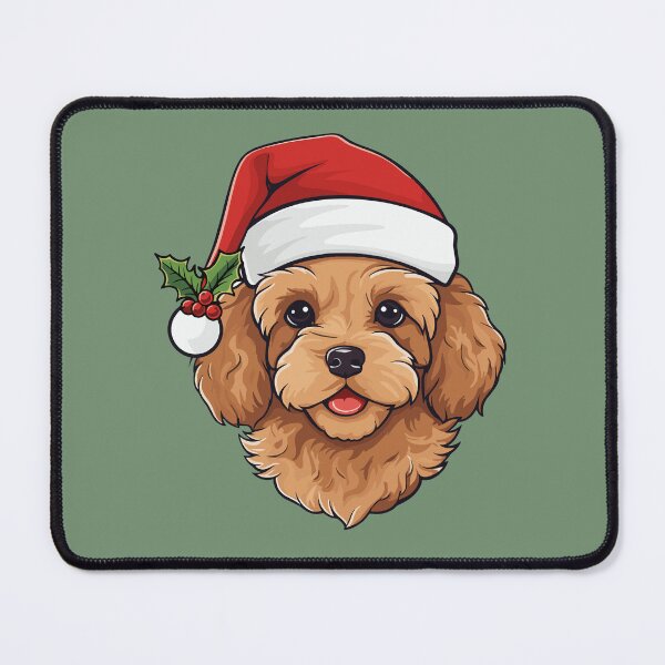 Item preview, Cavapoo and Cavoodle Christmas Gold designed and sold by irPrint.