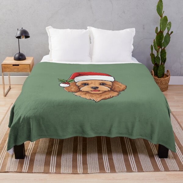 Item preview, Cavapoo and Cavoodle Christmas Gold designed and sold by irPrint.